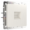 Розетка Ethernet RJ-45 (перламутровый рифленый) WL13-RJ-45