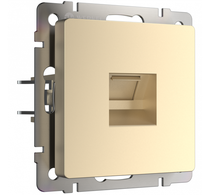 Розетка Ethernet RJ-45 (шампань) WL11-RJ-45