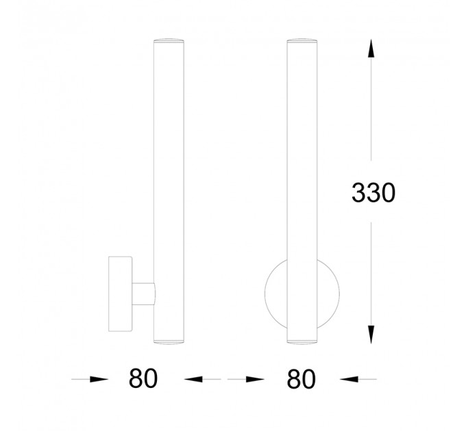 Настенное бра Loya Zumaline LED W0461-02B-S8S8