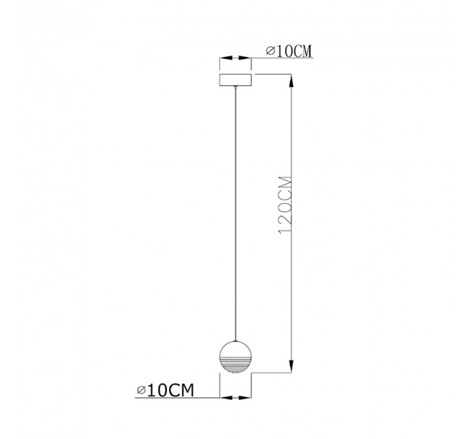 Подвесной светильник Doris Zumaline LED MD1703-1