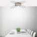 Потолочная люстра Cross Zumaline LED PL99829-6