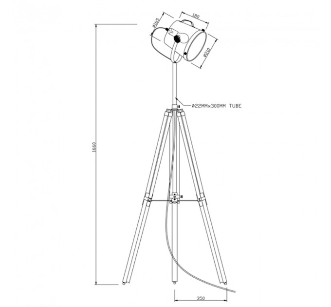 Торшер Energy Zumaline TS-065909F