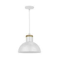 Подвесной светильник Jose Zumaline 1*60W Е27 белый P15079-D22