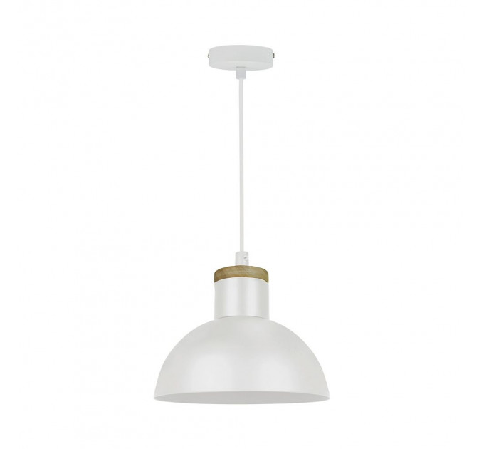 Подвесной светильник Jose Zumaline 1*60W Е27 белый P15079-D22