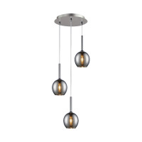 Подвесной светильник Monic Zumaline MD1629-3B(chrome)