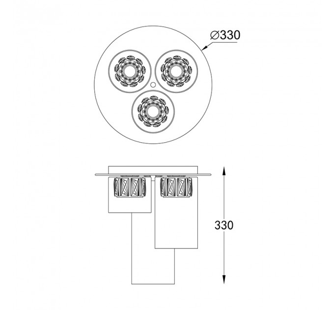 Потолочный светильник Gem Zumaline LED C0389-03F-F7AC