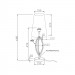 Настольная лампа Lorita Zumaline TS-110314T-WH