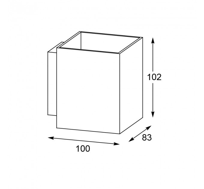 Настенный светильник Sola Zumaline WL SQUARE 91063
