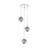Подвесной светильник Rock Zumaline 3*28W G9 хром/дымчатый P0488-03D-B5FZ