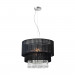 Классический подвесной светильник Leta Zumaline 1*60W Е27 хром/черный RLD93350-1B