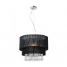 Классический подвесной светильник Leta Zumaline 1*60W Е27 хром/черный RLD93350-1B