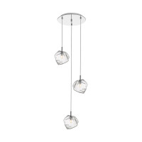 Подвесной светильник Rock Zumaline 3*28W G9 хром/прозрачный  P0488-03D-B5AC