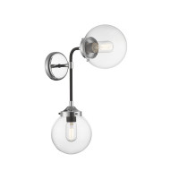 Настенное бра Riano Zumaline 2*42W G9 хром W0454-02D-STAC
